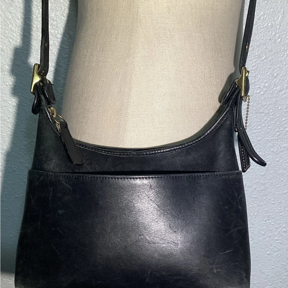 Coach vintage legacy 9136 Black Leather Shoulder Bag